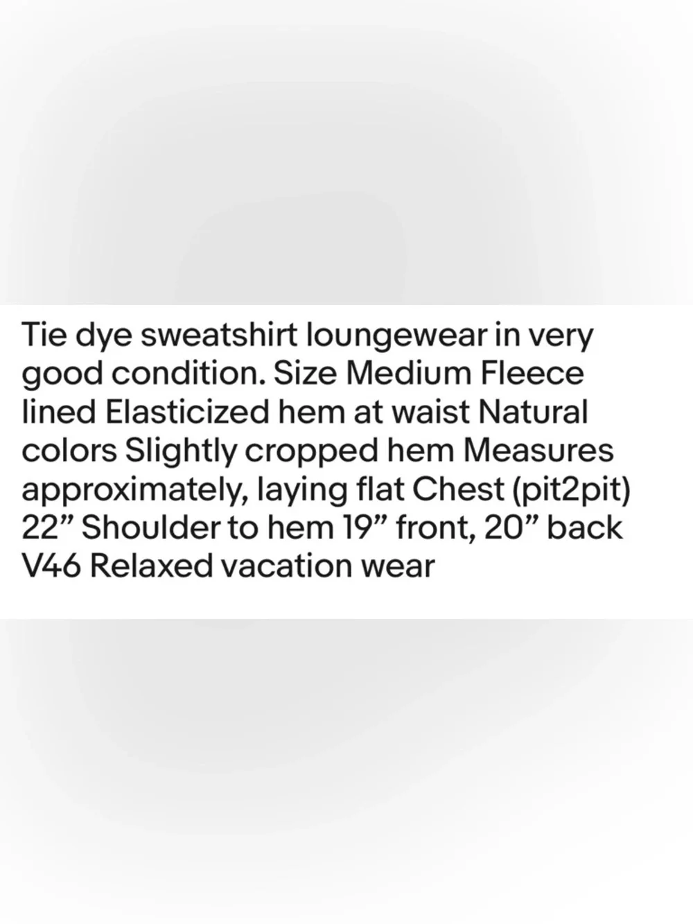 Z SUPPLY sz Medium Britton Tie Dye Pullover Top Sweatshirt Earthy Colors - Picture 5 of 5